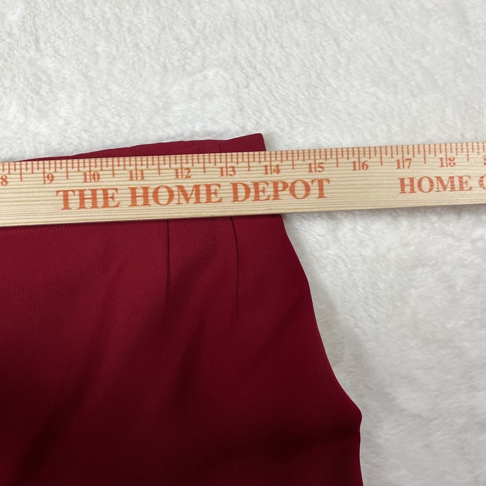 Liz Claiborne Red Pencil Skirt Size 8 Exc. Condition!! - Picture 3 of 7